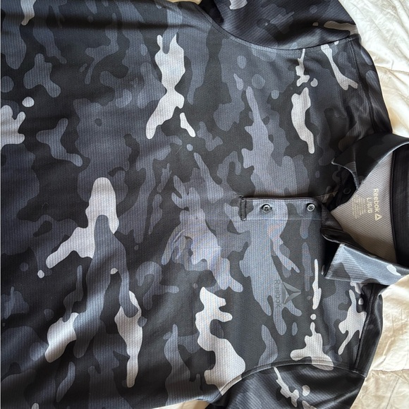 Men’s camouflage polo - Picture 2 of 2